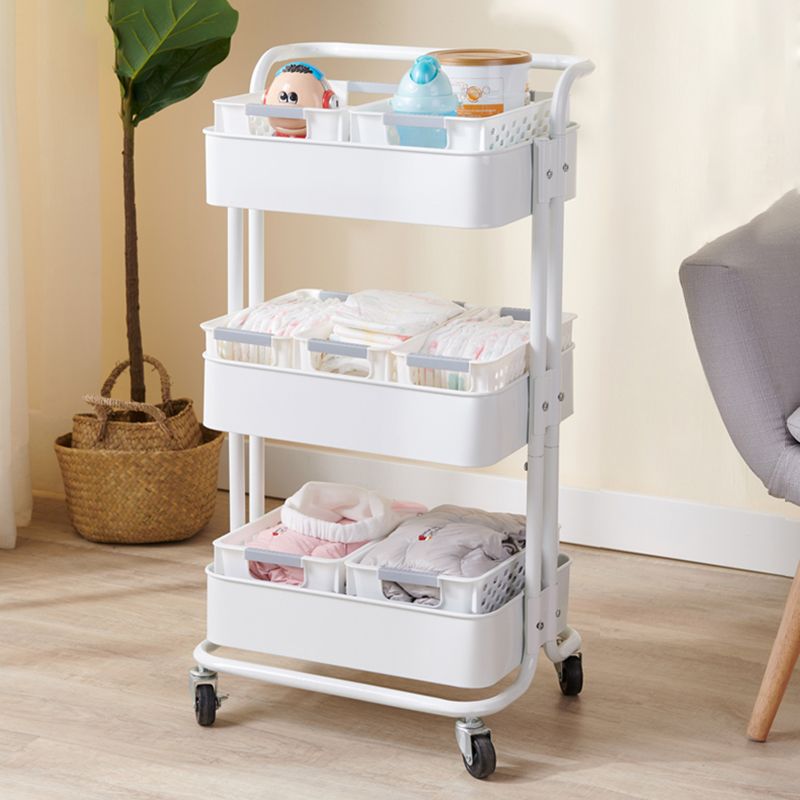 3-Shelf Plastic Geometric Bookcase Contemporary Book Shelf with Wheels Clearhalo 'Bookcases' 'furn' 'furn_bookcases' 'Furniture' 'furniture_bookcases' 'Office Furniture' 1200x1200_a4904891-aa57-4eaf-9a30-e14c0ee5349b