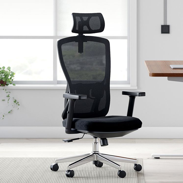 16" Wide Contemporary Wheels Breathable AirGrid Office Chair Clearhalo 'furn' 'furn_office_chair' 'Furniture' 'Office Chairs' 'Office Furniture' 'office_chair' 1200x1200_a490d548-4615-423e-bb61-b9774035404b