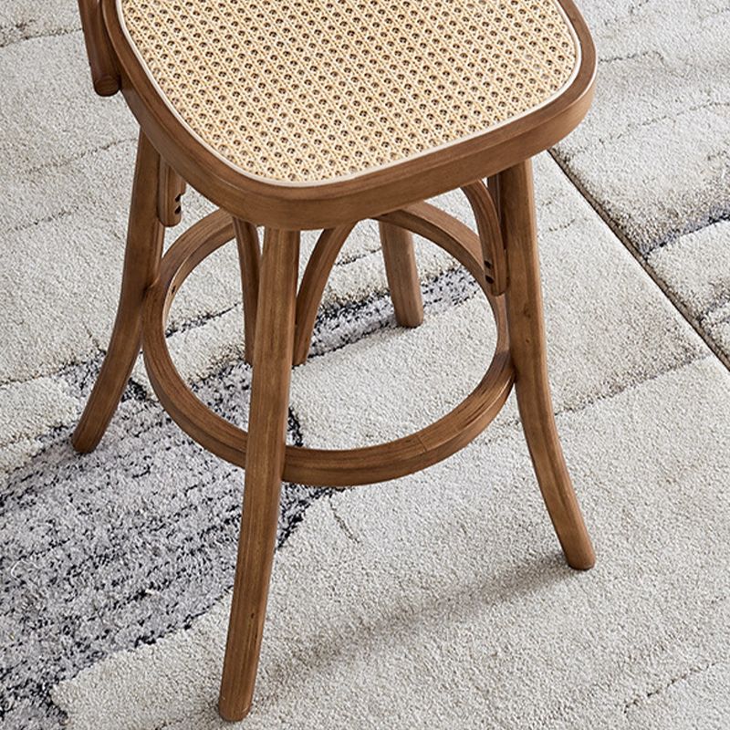 Houten lage achterste bar hoogte ontlasting moderne draaikolk gewapende barkruk