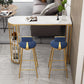White Stone Bar Table Traditional Luxury Bar Table with Sled Base Clearhalo 'Bar Furniture' 'Bar Tables' 'bar_tables' 'furn' 'furn_bar_tables' 'Furniture' 'furniture_bar_tables' 'Kitchen & Dining Furniture' 1200x1200_a49265cb-697e-4ca2-81c4-c9fd2621eec4