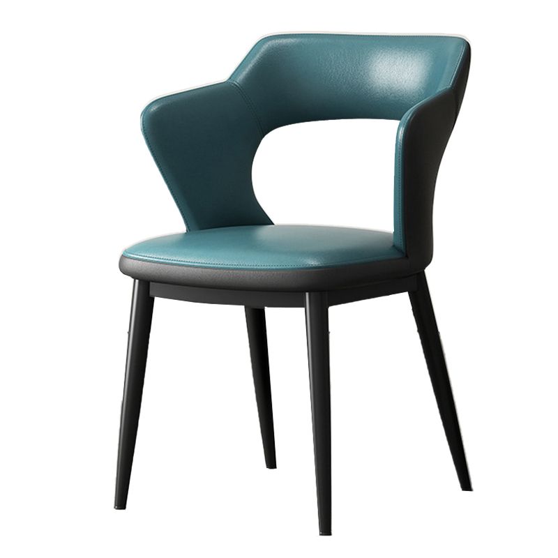 Chaise latéral sans bras moderne du milieu du siècle