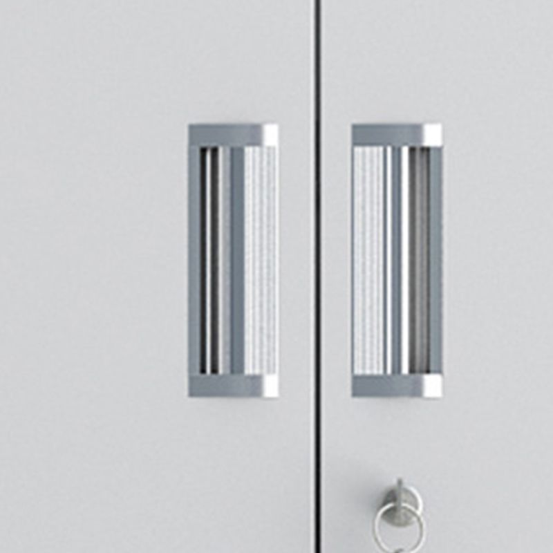 Cajones de bloqueo de gabinetes de vidrio modernos y estantes de almacenamiento de archivos