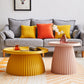 Modern Style Cocktail Table Acrylic Material Multi-color Selection Round Coffee Table