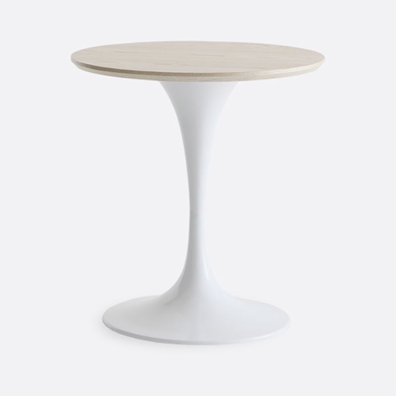 Minimalist Round Standard Table MDF Kitchen Dining Table with Tulip Base Clearhalo ' dining_table' 'Dining Tables & Seating' 'Dining Tables' 'furn' 'furn_dining_table' 'Furniture' 'furniture_dining_table' 'Kitchen & Dining Furniture' 'kitchen&dining_furn' 'kitchen' 'kitchen_dining_table' 1200x1200_a493b9e6-2634-439b-b07d-31ecebe4fb52