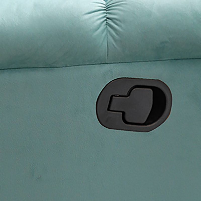 Velvet Gray Recliner Solid Color Recliner Chair 41.33 Inch Wide Clearhalo 'Chairs & Seating' 'furn' 'furn_recliners' 'Furniture' 'Living Room Furniture' 'Recliners' 1200x1200_a4979efc-e338-4879-91c1-122117ecc112