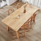 Glam Standard Khaki Dining Table Solid Wood Rectangle Shape Dining Table for Kitchen Clearhalo ' dining_table' 'Dining Tables & Seating' 'Dining Tables' 'furn' 'furn_dining_table' 'Furniture' 'furniture_dining_table' 'Kitchen & Dining Furniture' 'kitchen&dining_furn' 'kitchen' 'kitchen_dining_table' 1200x1200_a4996a3d-d0fa-47a7-ab69-f3a76adf1391