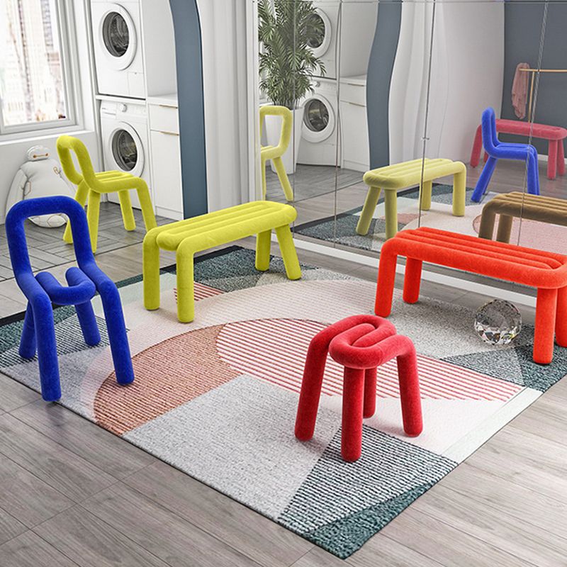 Modern Style Velvet Chair Dining Room Kitchen Open Back Side Chairs Set Clearhalo ' kitchen&dining_furn' 'Dining Chairs' 'Dining Tables & Seating' 'dining_chair' 'furn' 'furn_dining_chair' 'Furniture' 'furniture_dining_chair' 'Kitchen & Dining Furniture' 'kitchen' 1200x1200_a49ab69c-2b7c-47ae-adfa-c3ccfe590657