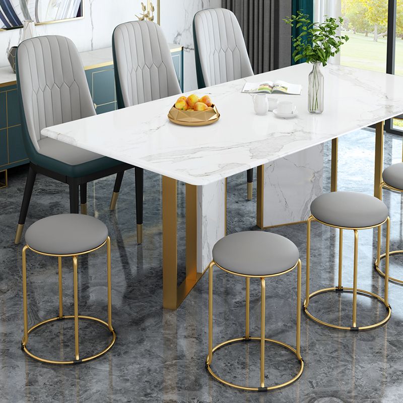 Standard Glam Velvet Ottoman Round Mildew Resistant Plain Ottoman Clearhalo 'furn' 'furn_ottomans_poufs' 'Furniture' 'Living Room Furniture' 'Ottomans & Poufs' 'ottomans_poufs' 1200x1200_a49acd43-cb08-426d-bd71-73f734ef9023