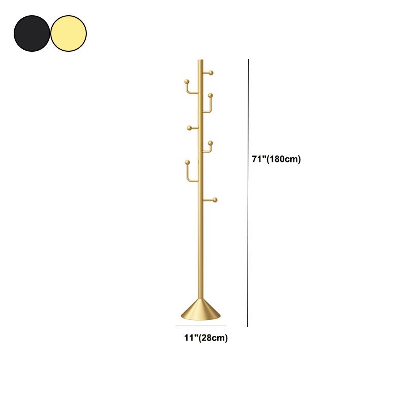 Contemporary Coat Hanger Metal Hooks Included No Distressing Free Standing Coat Rack Clearhalo 'Entry & Mudroom Furniture' 'furn' 'furn_hall_tree_coat_racks' 'Furniture' 'Hall Trees & Coat Racks' 'hall_tree_coat_racks' 1200x1200_a49ae759-b59a-4f7d-b5dc-e387c9d77229