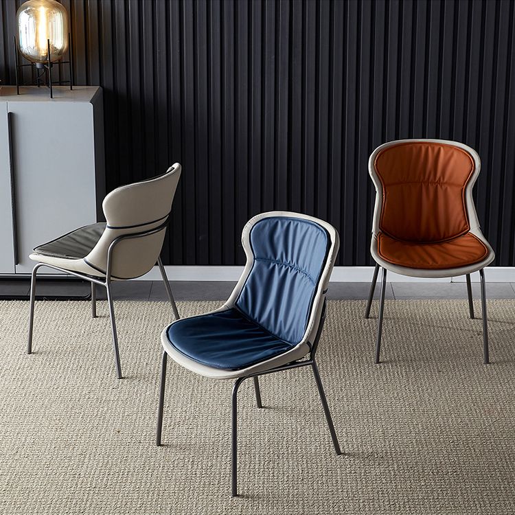 Metal Industrial Indoor-Outdoor Chairs Solid Back Side Chair Clearhalo ' kitchen&dining_furn' 'Dining Chairs' 'Dining Tables & Seating' 'dining_chair' 'furn' 'furn_dining_chair' 'Furniture' 'furniture_dining_chair' 'Kitchen & Dining Furniture' 'kitchen' 1200x1200_a49d943d-aa3c-4da7-b663-ecce251287df