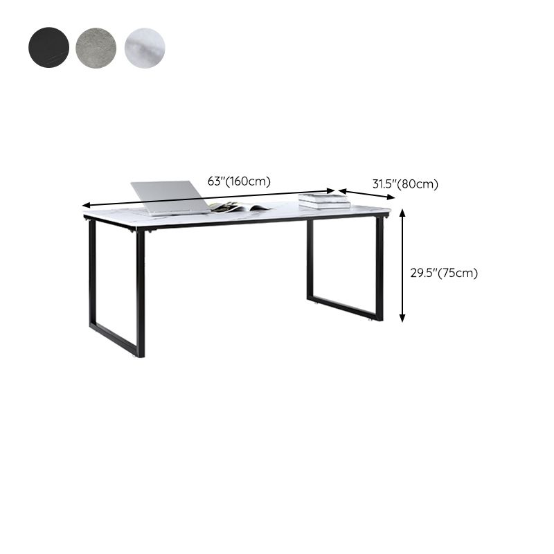 Industrial Rectangular Office Desk Antique Finish Computer Desk Clearhalo 'furn' 'furn_office_desk' 'Furniture' 'Office Desks' 'Office Furniture' 'office_desk' 1200x1200_a49e35aa-c730-4bb2-8fae-56b643418d48