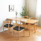 Pine Solid Wood Dining Table Modern Rectangle Dining Table in Natural