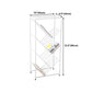 Modern Style Metal Bookcase White Open Bookshelf for Living Room Clearhalo 'Bookcases' 'furn' 'furn_bookcases' 'Furniture' 'Office Furniture' 1200x1200_a4a13ea5-a054-4209-b414-11b48f1b02b4