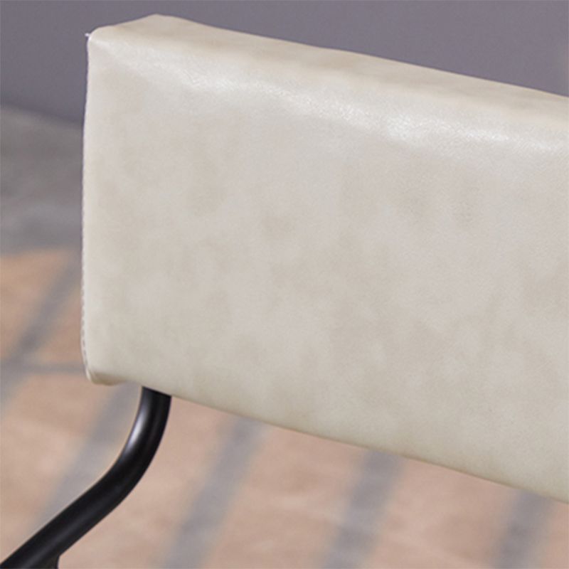 20.47 "brede industriële stijl enkele bankstoel vaste rug armloze stoel