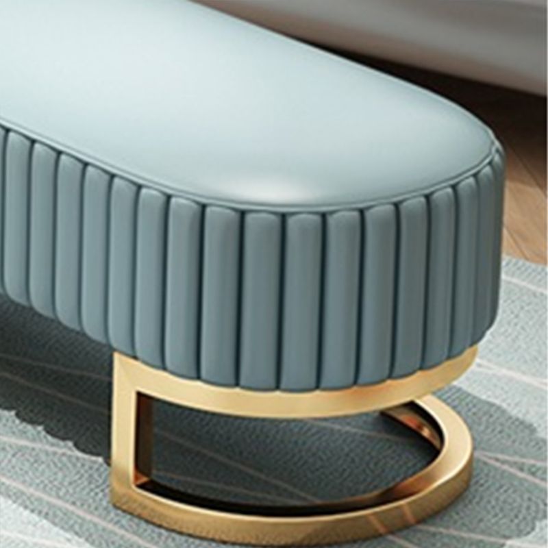 Panca da letto rettangolare glam panca moderna dei posti a sedere con rivestimento