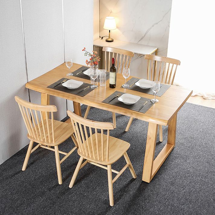 Modern 1/3/5 Pieces Wood Dining Set Dining Furniture Set /Separate Items Clearhalo 'Dining Room Sets' 'Dining Tables & Seating' 'dining_room_set' 'furn' 'furn_dining_room_set' 'Furniture' 'furniture_dining_room_set' 'Kitchen & Dining Furniture' 'kitchen&dining_furn' 'kitchen' 1200x1200_a4a6bf01-d993-43c4-993a-700d3fa1e207