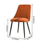 Modern Solid Back Kitchen Dining Side Chair Metal Upholstered Dining Side Chair Clearhalo ' kitchen&dining_furn' 'Dining Chairs' 'Dining Tables & Seating' 'dining_chair' 'furn' 'furn_dining_chair' 'Furniture' 'furniture_dining_chair' 'Kitchen & Dining Furniture' 'kitchen' 1200x1200_a4ac12a4-5b5d-438d-a505-d4673f1787e9