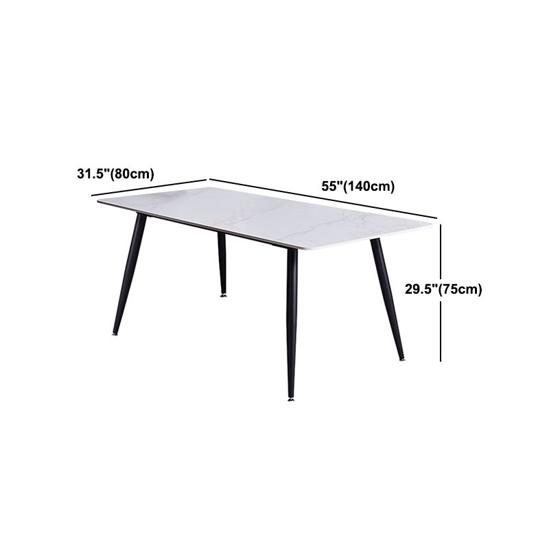 モダンスタイルの焼結型ダイニングラウンドテーブルセット1/4/5ピースダイニングセット