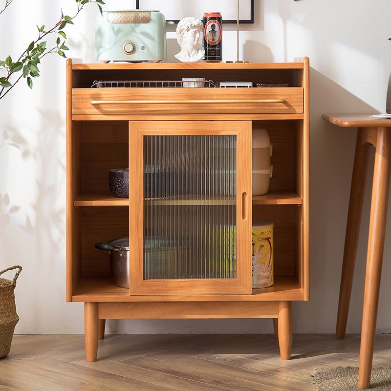 Armadietto di sideboard della porta di vetro contemporanea con spazio per l'uso domestico