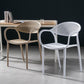 Contemporary Chairs Dining Arm Open Back Plastic Side Chair for Kitchen Clearhalo ' kitchen&dining_furn' 'Dining Chairs' 'Dining Tables & Seating' 'dining_chair' 'furn' 'furn_dining_chair' 'Furniture' 'furniture_dining_chair' 'Kitchen & Dining Furniture' 'kitchen' 1200x1200_a4af9418-b11a-4f03-b7ff-05a4698a535f