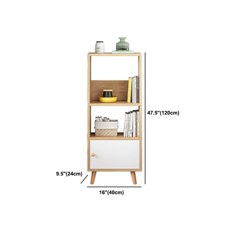 Engineered Wood Standard Bookshelf Matte Finish Shelf Bookcase with Doors Clearhalo 'Bookcases' 'furn' 'furn_bookcases' 'Furniture' 'Office Furniture' 1200x1200_a4b35214-0cb0-48d5-98af-81636dcbbde6