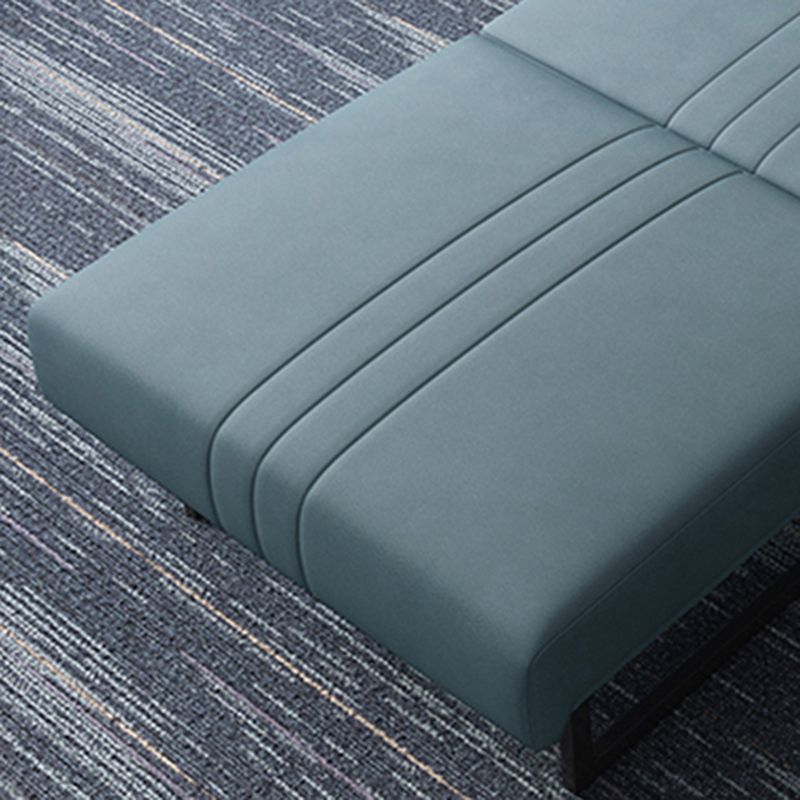 フェイクレザーコンテンポラリーソファベッドアームレスステイン耐性ベッドソファソファ