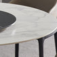 Glam Sintered Stone Top Kitchen Dining Table Round Shape Dining Table with Pedestal Base Clearhalo ' dining_table' 'Dining Tables & Seating' 'Dining Tables' 'furn' 'furn_dining_table' 'Furniture' 'furniture_dining_table' 'Kitchen & Dining Furniture' 'kitchen&dining_furn' 'kitchen' 'kitchen_dining_table' 1200x1200_a4bae4da-e59e-48db-ad4b-37b13bbe57d6
