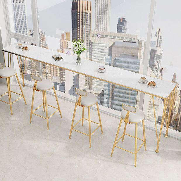 Modern Rectangle Legs Bistro Bar Desk Cafe Counter Height Table(only table) Clearhalo 'Bar Furniture' 'Bar Tables' 'bar_tables' 'furn' 'furn_bar_tables' 'Furniture' 'furniture_bar_tables' 'Kitchen & Dining Furniture' 'kitchen&dining_furn' 'kitchen' 1200x1200_a4bbfafa-c397-441f-a05c-3533995c7165