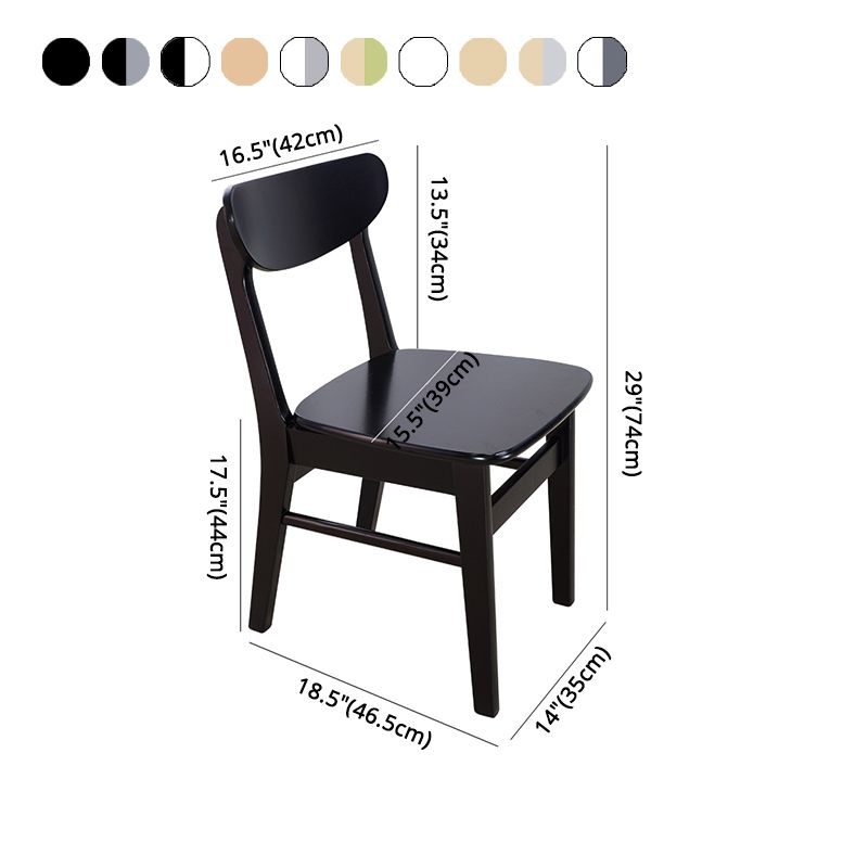 Scandinavian Upholstered Dining Side Chair Open Back Dining Chair Clearhalo ' kitchen&dining_furn' 'Dining Chairs' 'Dining Tables & Seating' 'dining_chair' 'furn' 'furn_dining_chair' 'Furniture' 'furniture_dining_chair' 'Kitchen & Dining Furniture' 'kitchen' 1200x1200_a4c188af-df74-49e4-a22e-60199f3d01b4