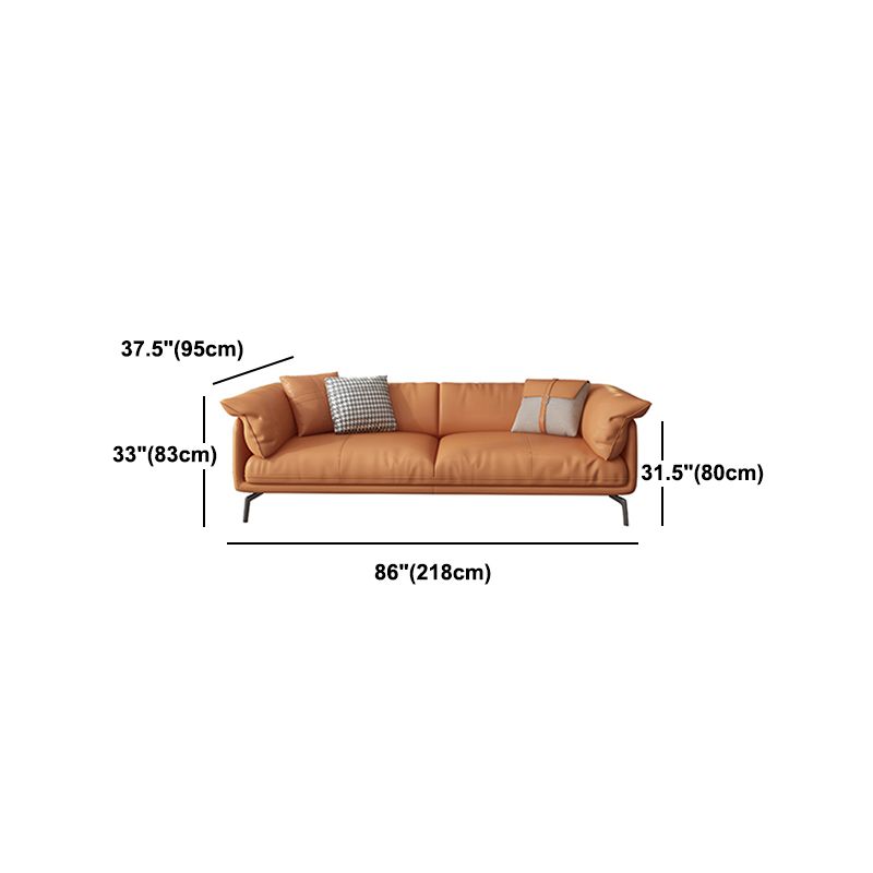 Cojín de brazos de almohada hacia atrás sofá de almacenamiento resistente a las manchas contemporáneas