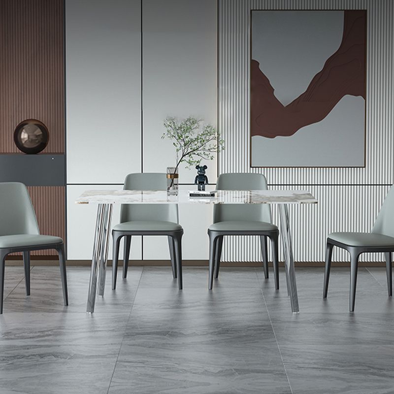 Sintered Stone Dining Table Modern Rectangle Dining Table with Acrylic Base for Home Use Clearhalo ' dining_table' 'Dining Tables & Seating' 'Dining Tables' 'furn' 'furn_dining_table' 'Furniture' 'furniture_dining_table' 'Kitchen & Dining Furniture' 'kitchen&dining_furn' 'kitchen' 'kitchen_dining_table' 1200x1200_a4c8286a-5763-4af5-b76d-9ad13a724b1a