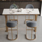 Rectangle Metal Base Bar Table Glam Sintered Stone Top Bistro Bar Table Clearhalo 'Bar Furniture' 'Bar Tables' 'bar_tables' 'furn' 'furn_bar_tables' 'Furniture' 'Kitchen & Dining Furniture' 1200x1200_a4c91ebc-d6ce-4bdf-84b2-1415f20e2f09