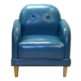 フェイクレザーリビングルーム用の正方形の腕を備えたバックソファ