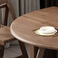 Foldable Rubber Wood Dining Table Medieval Modern Round Table with Storage Trestle Base Clearhalo 'Dining Tables & Seating' 'Dining Tables' 'dining_table' 'furn' 'furn_dining_table' 'Furniture' 'furniture_dining_table' 'Kitchen & Dining Furniture' 'kitchen' 'kitchen_dining_table' 1200x1200_a4cc43dd-3373-46b1-a8a2-058afd259958