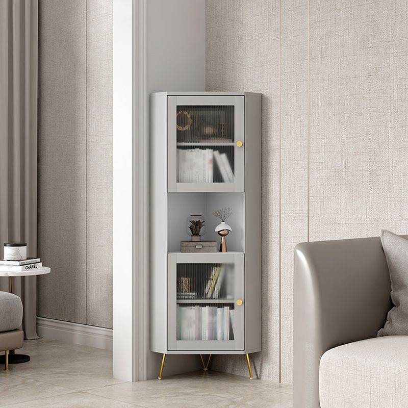 Glass 2 Doors Buffet Server Glam Style Kitchen Server for Living Room Clearhalo 'buffet_sideboard' 'Buffets & Sideboards' 'furn' 'furn_buffet_sideboard' 'Furniture' 'furniture_buffet_sideboard' 'Kitchen & Dining Furniture' 1200x1200_a4d11336-608a-454a-a3a5-7658982a8417