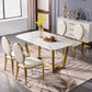 Metal Traditional Luxury Rectangular Table Sintered Stone Indoor Table with Trestle Clearhalo ' dining_table' 'Dining Tables & Seating' 'Dining Tables' 'furn' 'furn_dining_table' 'Furniture' 'furniture_dining_table' 'Kitchen & Dining Furniture' 'kitchen&dining_furn' 'kitchen' 'kitchen_dining_table' 1200x1200_a4d77467-f334-4486-9cdf-570a3bb6b789
