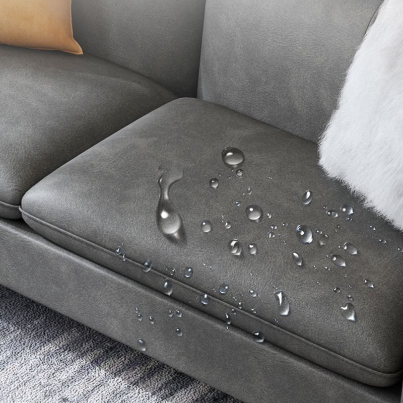 Glam cousu oreiller dos carré armoir salon canapé en cuir