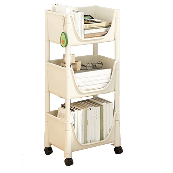 Contemporary Bookcase Vertical Plastic Book Shelf for Study Room Clearhalo 'Bookcases' 'furn' 'furn_bookcases' 'Furniture' 'Office Furniture' 1200x1200_a4d8ab86-b56e-43ab-856c-07edb0cec301