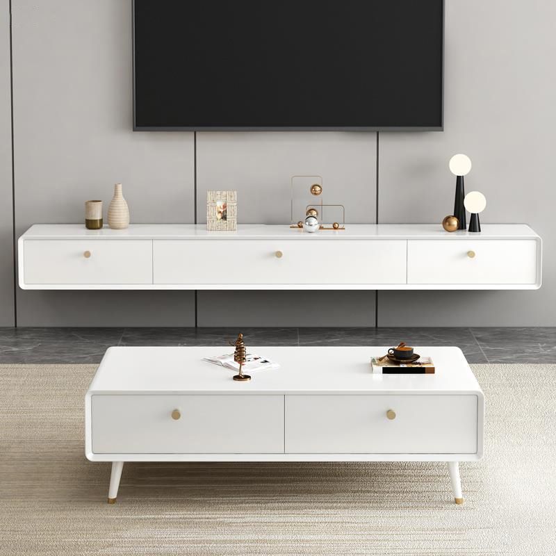 Modern TV Stand Console Floating Media Console TV Stand with Drawers Clearhalo 'furn' 'furn_tv_stands_entertainment_centers' 'Furniture' 'Living Room Furniture' 'TV Stands & Entertainment Centers' 'TV Stands & Media Storage Furniture' 'tv_stands_entertainment_centers' 1200x1200_a4dc29ca-ef01-453f-ba7b-c14fdf09a6ad