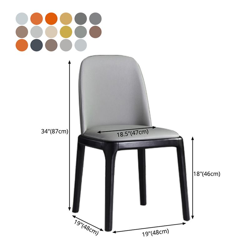 Upholstered Industrial Home Side Chair Matte Finish Parsons Dining Chair (Set of 2) Clearhalo ' kitchen&dining_furn' 'Dining Chairs' 'Dining Tables & Seating' 'dining_chair' 'furn' 'furn_dining_chair' 'Furniture' 'furniture_dining_chair' 'Kitchen & Dining Furniture' 'kitchen' 1200x1200_a4dc8865-630f-42ee-858d-b04353d9dbcc
