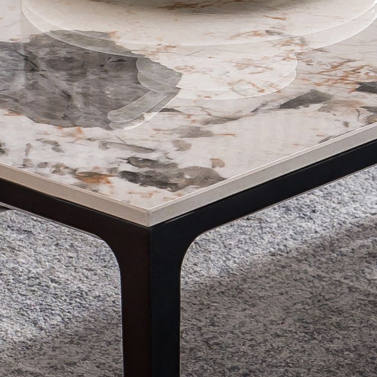Sintered Stone Table for Restaurant Industrial Rectangle Dining Table with 4 Legs Clearhalo 'Dining Tables & Seating' 'Dining Tables' 'dining_table' 'furn' 'furn_dining_table' 'Furniture' 'furniture_dining_table' 'Kitchen & Dining Furniture' 'kitchen' 'kitchen_dining_table' 1200x1200_a4dcc400-57ca-422c-9c17-842ecccf7c42