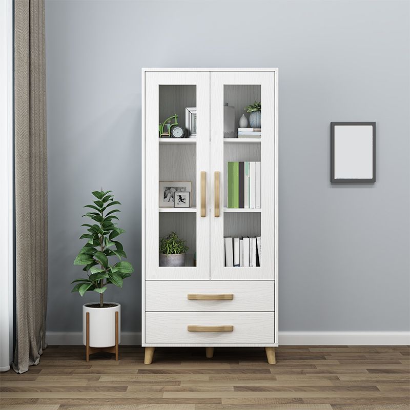 Modern Style Standard Bookcase Closed Back Bookshelf with Drawer Storage Clearhalo 'Bookcases' 'furn' 'furn_bookcases' 'Furniture' 'furniture_bookcases' 'Office Furniture' 1200x1200_a4dceae8-a604-4d1d-83f8-73b499317634