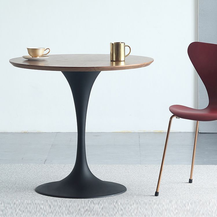 Round Solid Wood Four-Color Dining Table Simplicity Tulip Base Table for Dining Room Clearhalo ' dining_table' 'Dining Tables & Seating' 'Dining Tables' 'furn' 'furn_dining_table' 'Furniture' 'furniture_dining_table' 'Kitchen & Dining Furniture' 'kitchen&dining_furn' 'kitchen' 'kitchen_dining_table' 1200x1200_a4de53f4-9135-4d93-8cea-c620a1577e39