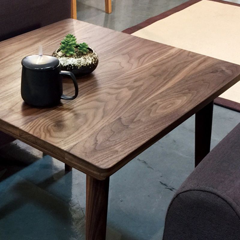 Square Solid Wood Brown Tone Dining Table Industrial 4 Legs Table for Dining Room Clearhalo ' dining_table' 'Dining Tables & Seating' 'Dining Tables' 'furn' 'furn_dining_table' 'Furniture' 'furniture_dining_table' 'Kitchen & Dining Furniture' 'kitchen&dining_furn' 'kitchen' 'kitchen_dining_table' 1200x1200_a4edab41-4999-45c9-9af9-13b270fdb004