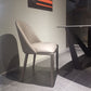 Contemporary Leather Dining Chair Parsons Chair with 4 Legs in Matte Finish for Home