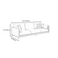 Square Arm Sofa with Sponge Cushion Modern for Living Room, Apartment Clearhalo 'furn' 'furn_sofas' 'Furniture' 'furniture_sofas' 'Living Room Furniture' 'Sofa' 'sofas' 1200x1200_a4ef8f8b-a7c1-41ec-94cf-acfe898e0647