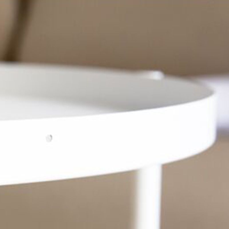 Cross Legs Tray Top Coffee Table Round Metallic Cocktail Table Clearhalo 'Coffee & Accent Tables' 'Coffee Tables' 'coffee_tables' 'furn' 'furn_coffee_tables' 'Furniture' 'Living Room Furniture' 1200x1200_a4f23022-6d4f-4cf3-809f-b42f97cbca3a