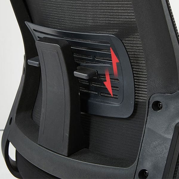 Président de la conférence moderne nylon noir Mid-back et High Back Mesh Office Chair