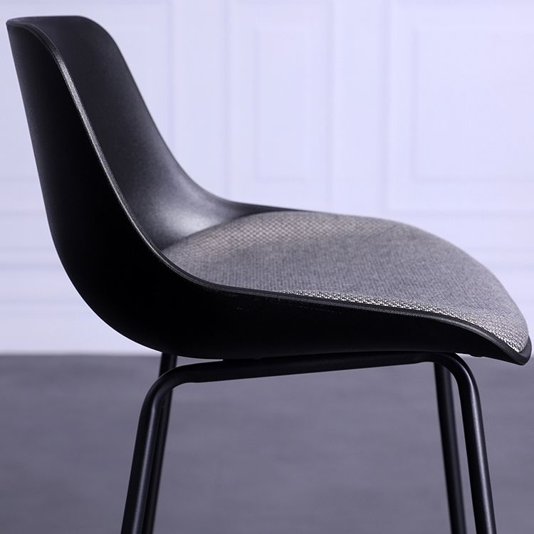 Nordic Metal Low Back Barstool Simple Indoor Tall Stool with Upholstered Clearhalo 'Bar Furniture' 'Bar Stools' 'bar_stools' 'furn' 'furn_bar_stools' 'furniture_bar_stools' 'Kitchen & Dining Furniture' 'kitchen&dining_furn' 'kitchen' 'kitchen_furn' Furniture' 1200x1200_a4f461af-6b38-415c-bbd5-d6c3fbda36dd