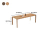 Solid Wood 4 Legs Dining Site Table Modern Rectangle Fixed Dinette Table Clearhalo 'Dining Tables & Seating' 'Dining Tables' 'dining_table' 'furn' 'furn_dining_table' 'Furniture' 'furniture_dining_table' 'Kitchen & Dining Furniture' 'kitchen' 'kitchen_dining_table' 1200x1200_a4f571c6-bfed-4df8-8b06-68fe4501ea64
